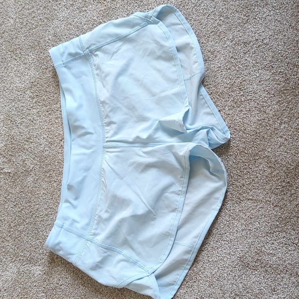 Lululemon size 8 baby blue shorts